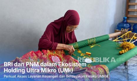 Holding Ultra Mikro BRI Bantu Perajin Sulam Kasab Aceh Bertahan Sejak 1990