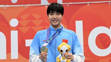 Yu Zidi, Perenang 13 Tahun China, Raih Emas dan Pecahkan Rekor Asian Games