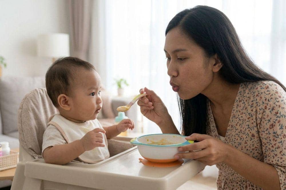 Bahaya Meniup Makanan Anak Menurut Dokter Spesialis Anak