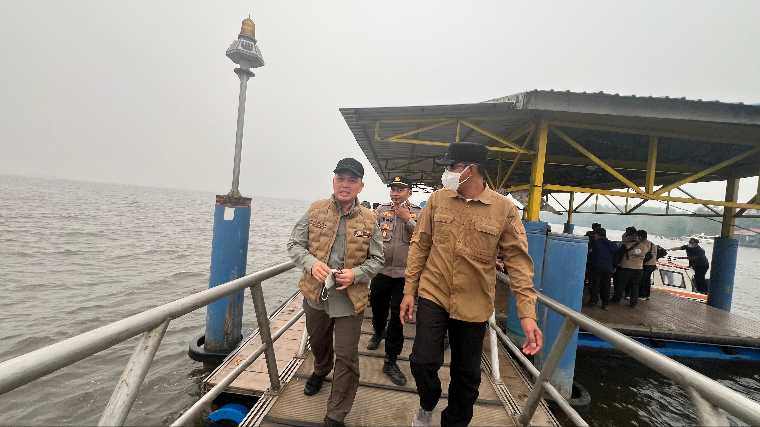 Gubernur Kalbar Ria Norsan Tinjau Lokasi Karhutla di Ketapang Usai Pantau Kayong Utara
