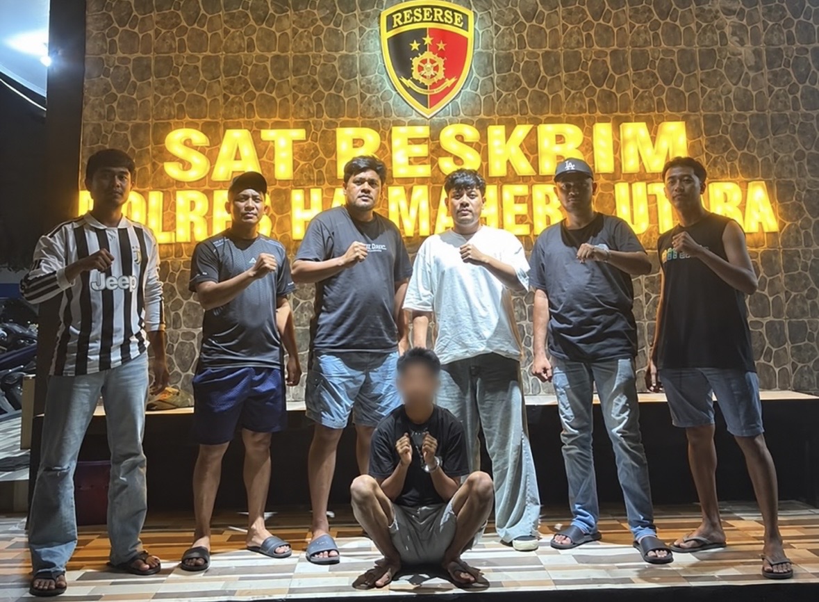 Residivis Pencuri 13 HP di Tobelo-Galela Diringkus di Rumahnya, 6 Barang Bukti Disita