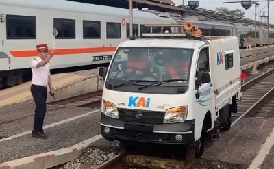 Lori KPJ KAI, Kendaraan Unik di Atas Rel Mirip Mobil Tahu Bulat