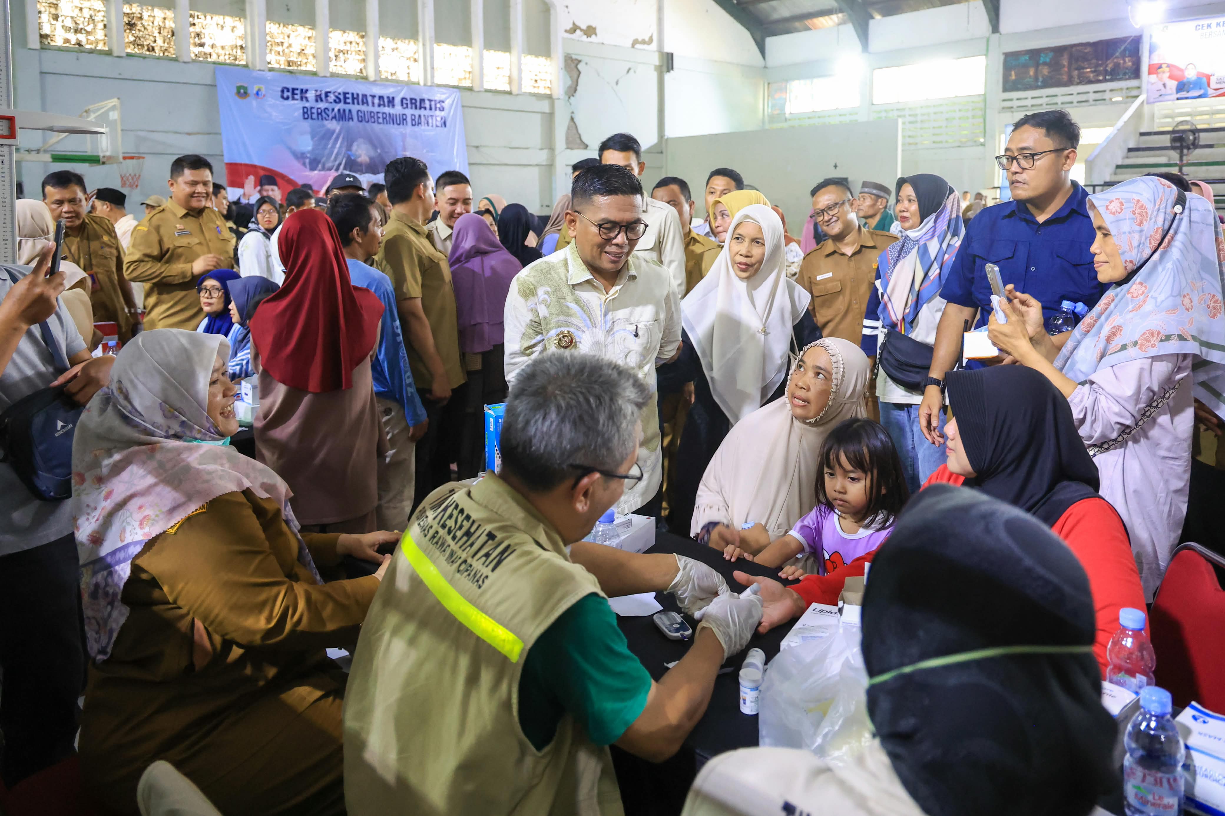 Gubernur Banten Andra Soni Tinjau Cek Kesehatan Gratis di Lebak, Partisipasi Warga Capai 7,2 Juta Jiwa
