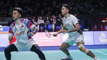 Leo/Daniel Kalah 21-16, 16-21, 13-21, Indonesia vs Malaysia Imbang 2-2