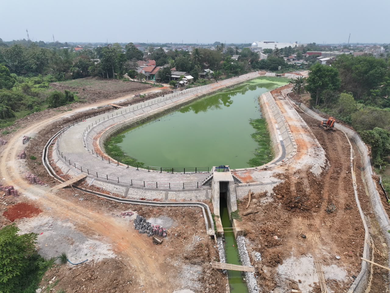 Tandon Sudirman Tigaraksa Tampung 28.526 Kubik Air, Progres Pembangunan Capai 80,12 Persen