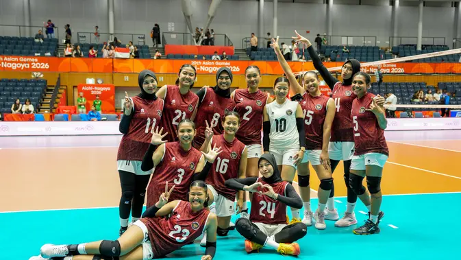 Timnas Voli Putri Indonesia Kalah 0-3 dari Chinese Taipei, Finis Keenam Asian Games 2026