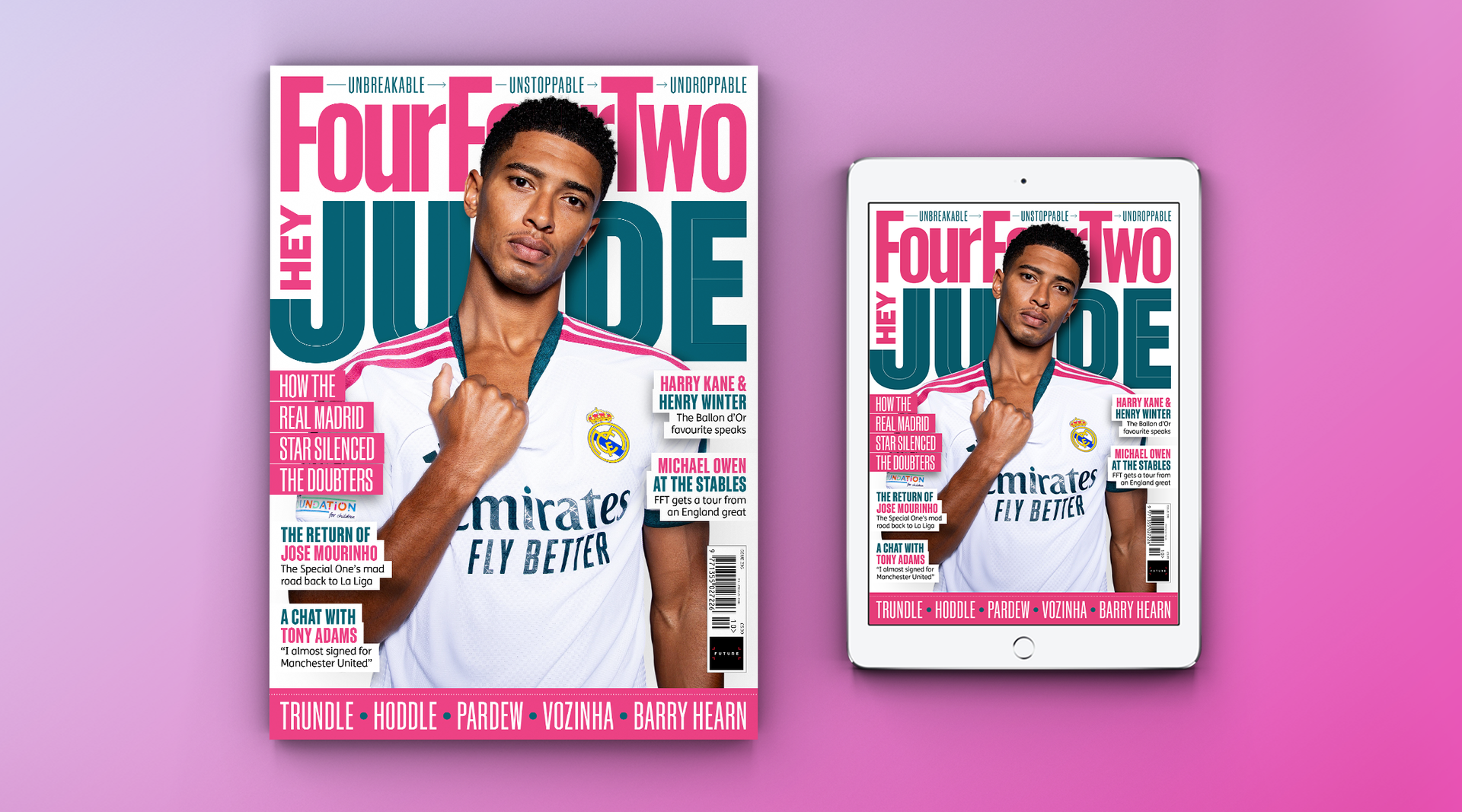 Jude Bellingham Jadi Sorotan di Edisi Terbaru FourFourTwo