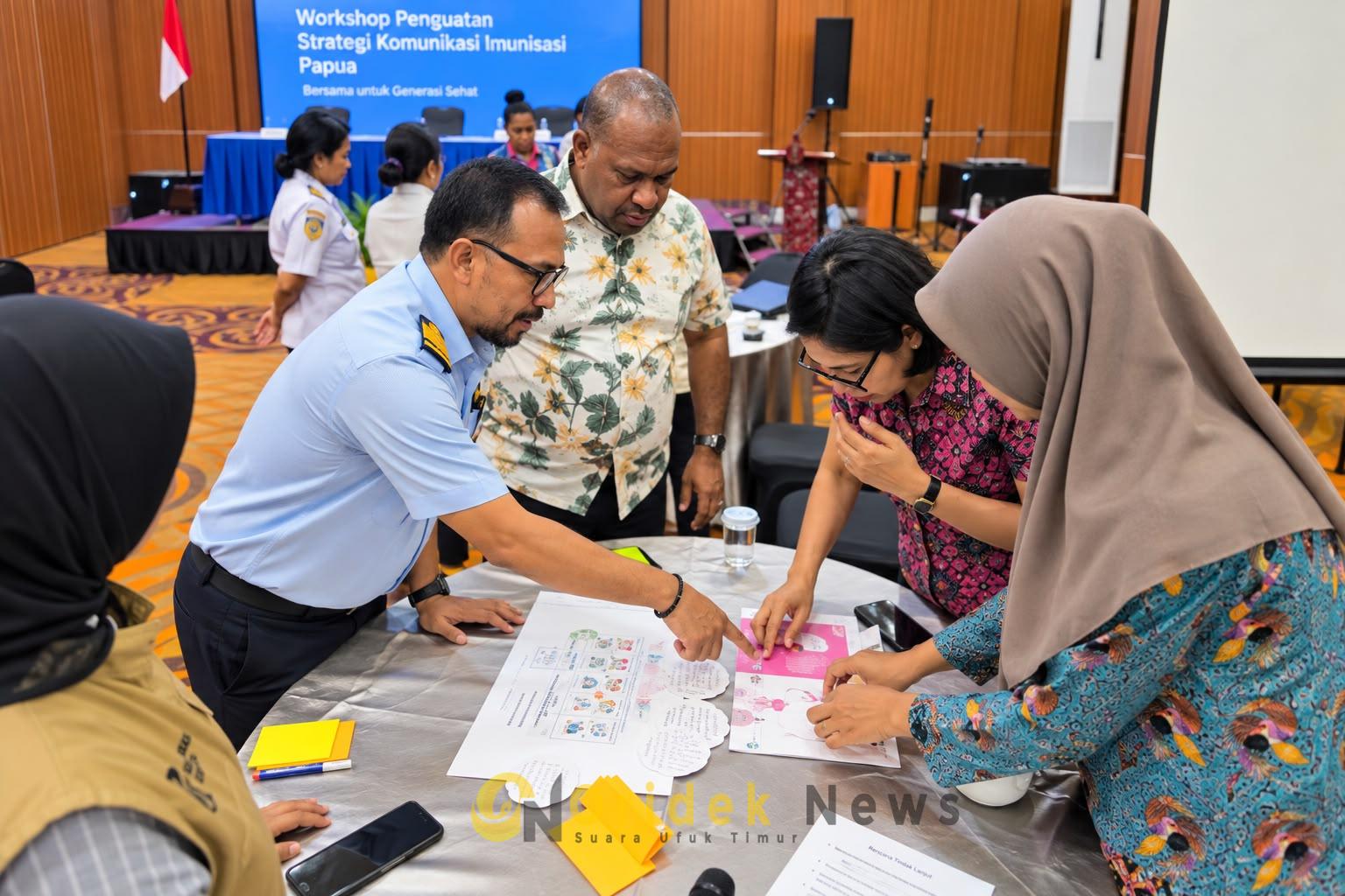 Imunisasi Anak di Papua: Dinkes dan UNICEF Perkuat Strategi Komunikasi