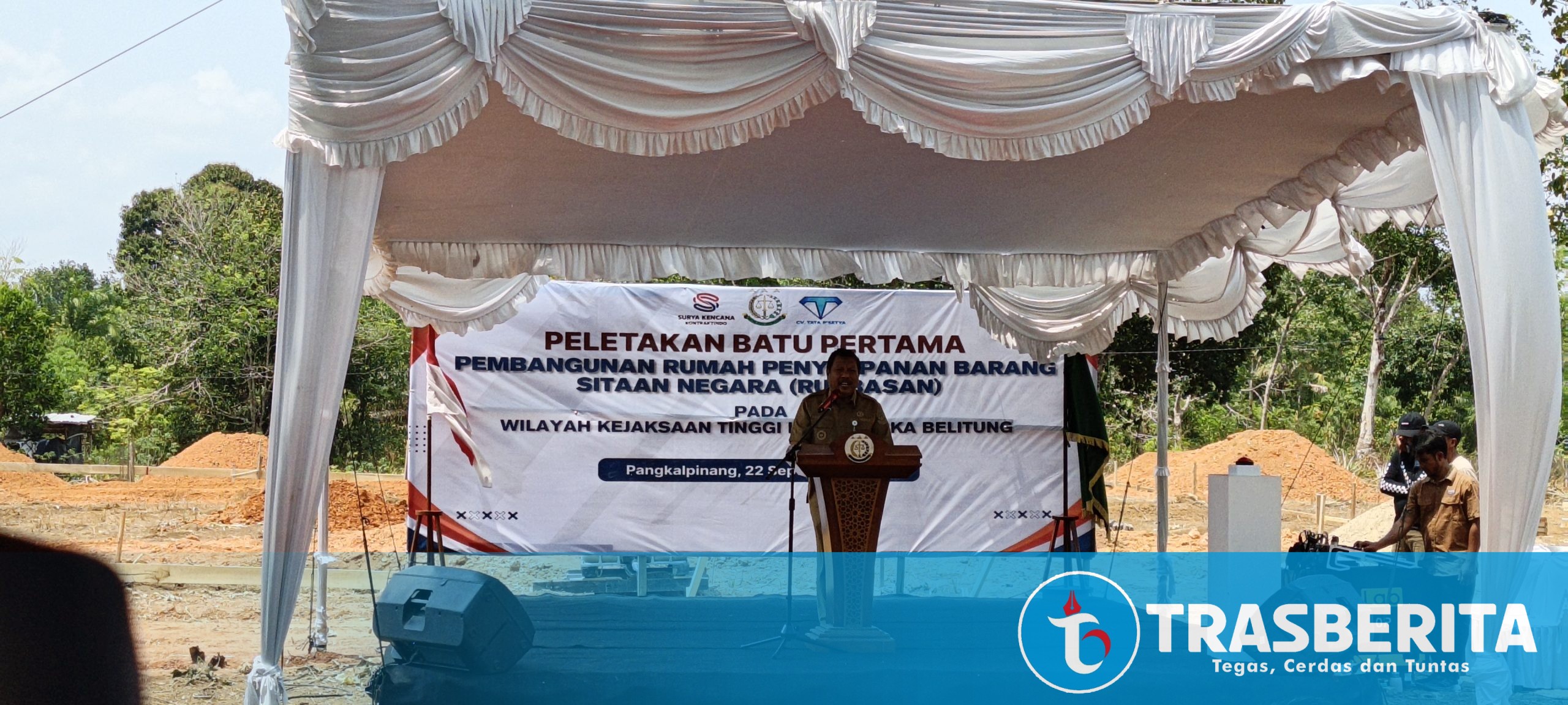 Kejati Babel Bangun Rupbasan di Pinggiran Pangkalpinang, Wali Kota Saparuddin Tekankan Keamanan Benda Sitaan