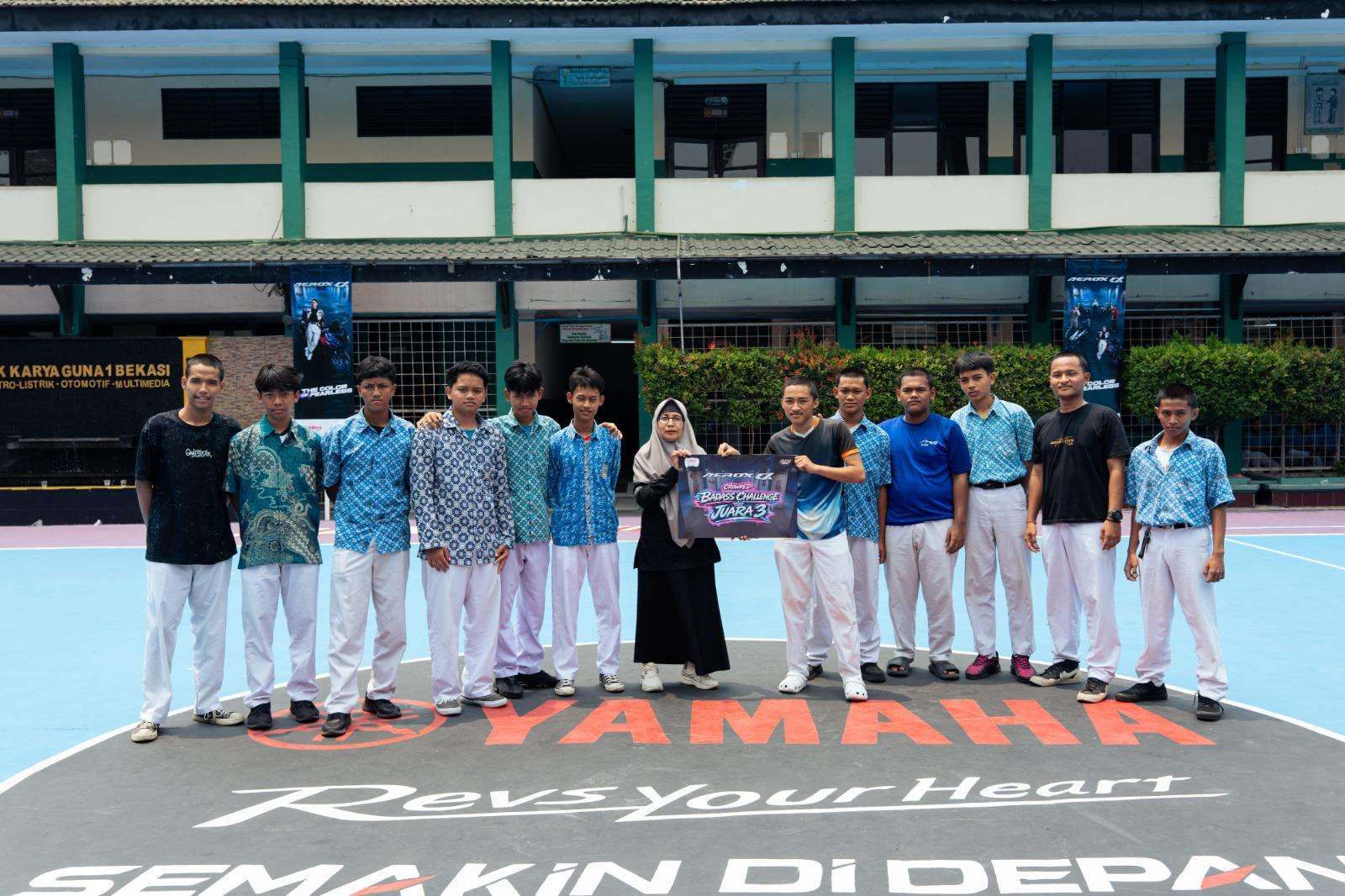 Yamaha Gelar Break Time Bareng AEROX di 6 SMA-SMK Jabodetabek, Ribuan Pelajar Ikut Futsal hingga Edukasi Safety Riding