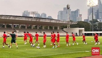 Latihan Perdana Timnas Indonesia: 4 Pemain Absen, Rizky Eka Gabung
