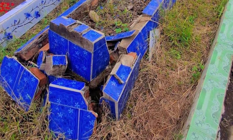 Puluhan Makam di TPU Embong Ijuk Kepahiang Rusak, Warga Minta Pemdes Cek Penyebabnya