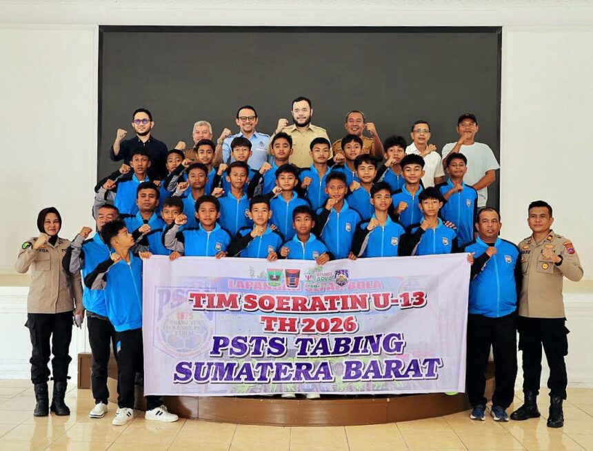 Wali Kota Padang Lepas PSTS Tabing U-13 ke Piala Soeratin Nasional di Palembang, Wakil Tunggal Sumbar