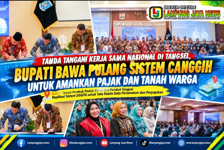 Pemkab Pesisir Barat Adopsi SISGITA Tangsel, Integrasi Data Pajak dan Pertanahan Mulai Diterapkan