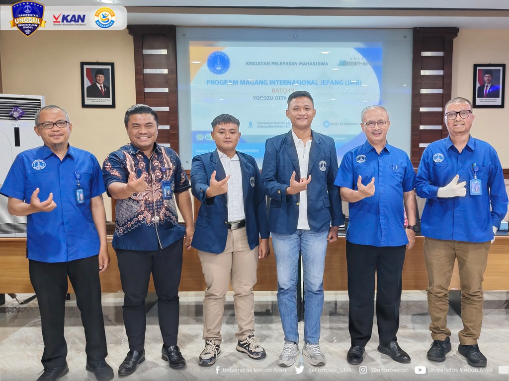 15 Mahasiswa Teknik UMA Berangkat Magang ke Jepang, 7 dari Teknik Mesin dan 8 Teknik Industri
