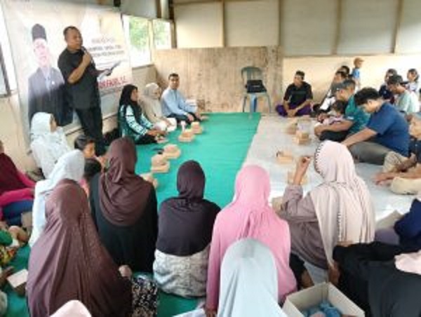 Anggota DPRD Kalsel Nor Fajeri Ajak Warga Balangan Cegah Stunting dan Waspadai Asap Karhutla