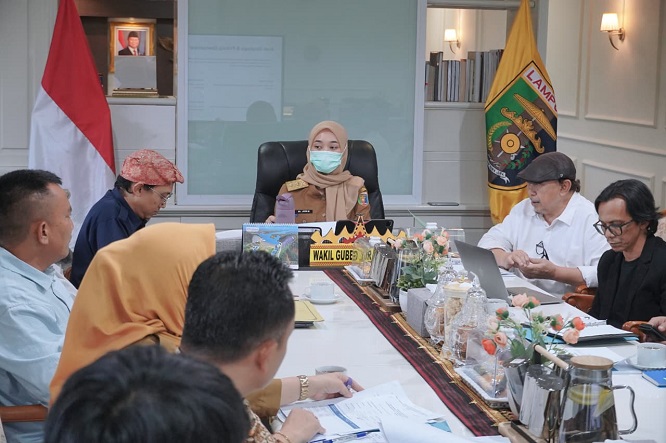 Pemprov Lampung Petakan Komoditas Desa Berorientasi Ekspor, Wagub Jihan Nurlela Pimpin Rapat Lintas Perangkat Daerah