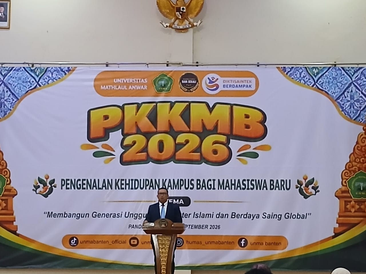 UNMA Banten Gelar PKKMB 2026 di Pandeglang, 535 Mahasiswa Baru Ikut Pembekalan Dua Hari
