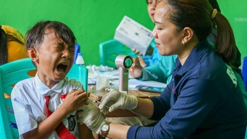 Imunisasi Anak Sekolah Kembali Digelar di Labuan Bajo Pascagempa
