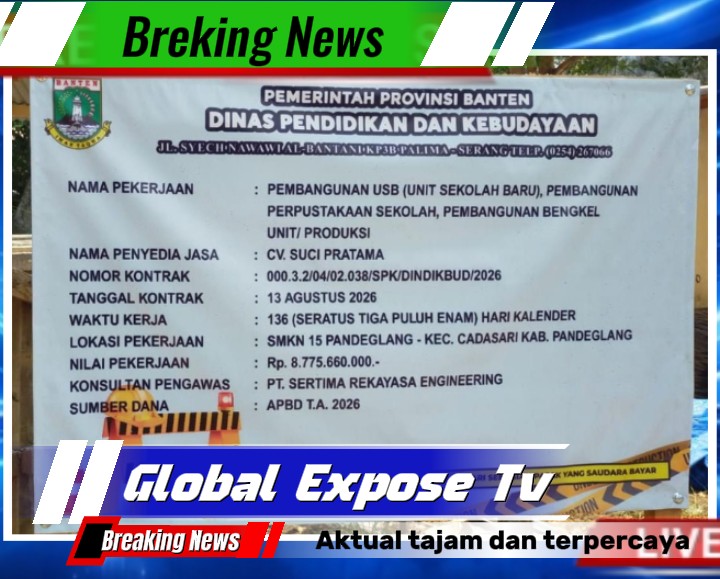 P3B Pertanyakan Tender SMKN 15 Pandeglang, Penawaran CV Suci Pratama Disebut 99,63 Persen HPS