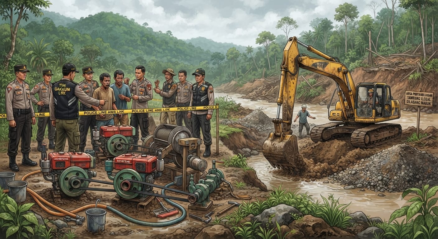 DPW IJEN Sumut Soroti Satgas PETI Madina di Lingga Bayu, Sebut Razia Tebang Pilih