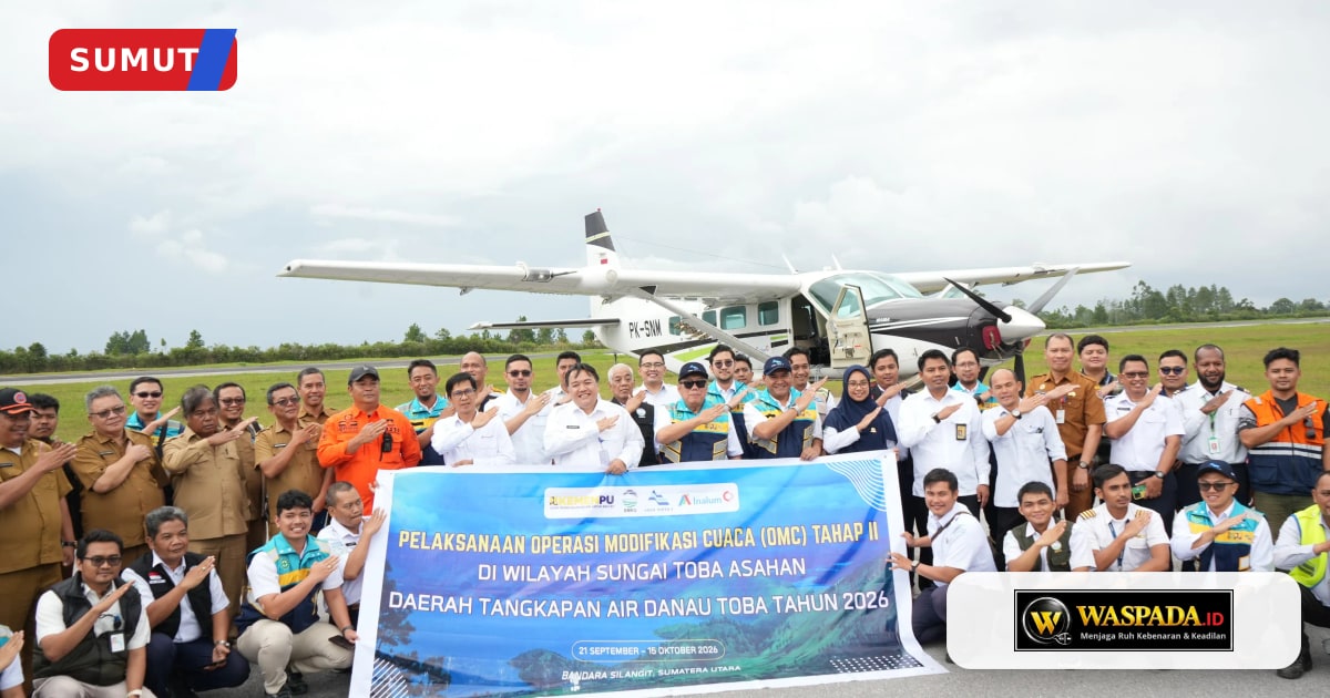 Pemkab Samosir Dukung Operasi Modifikasi Cuaca Tahap II, 25 Hari Jaga Elevasi Danau Toba