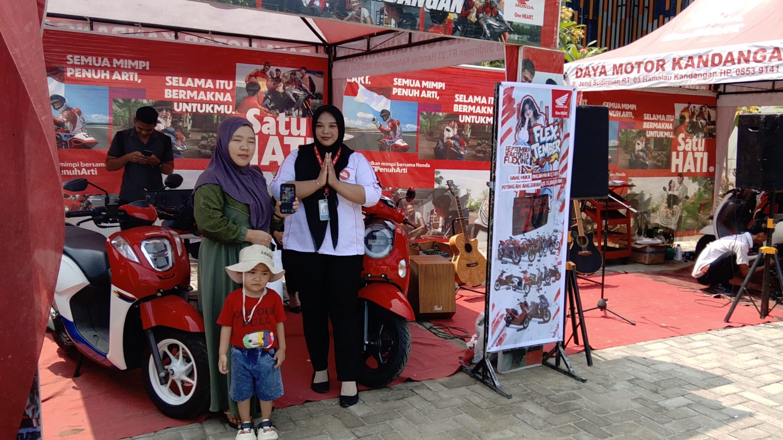 Honda Daya Motor Kandangan Roadshow di HSS, Ada Test Ride PCX 160