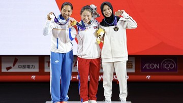 Klasemen Medali Asian Games 2026: Indonesia ke-23, Malaysia ke-8