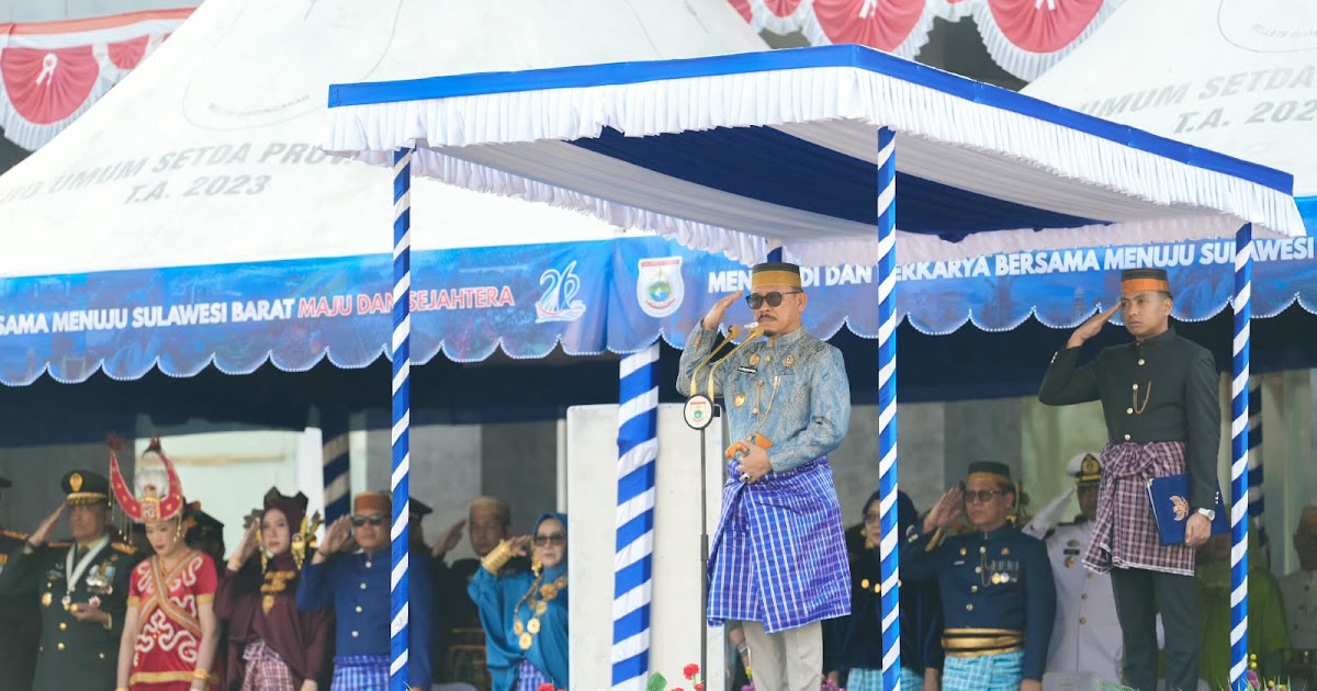 Gubernur Sulbar Soroti 30,30 Persen Pekerja Formal di Hari Jadi ke-22, TPT Turun jadi 2,8 Persen