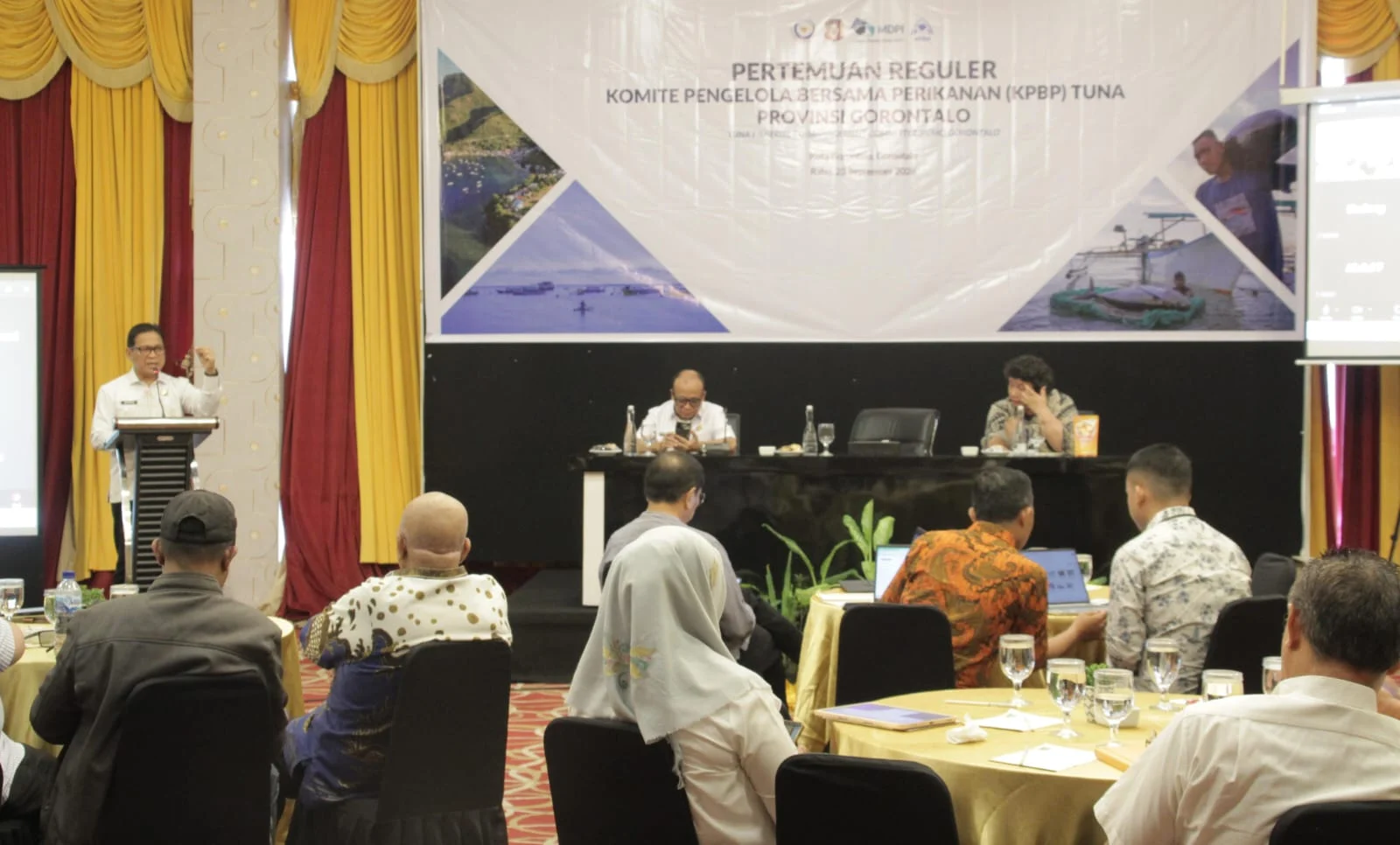 Kepala DKP Gorontalo Buka Pertemuan KPBP Tuna, Dorong Data Stok Ikan dan Kolaborasi Lintas Instansi