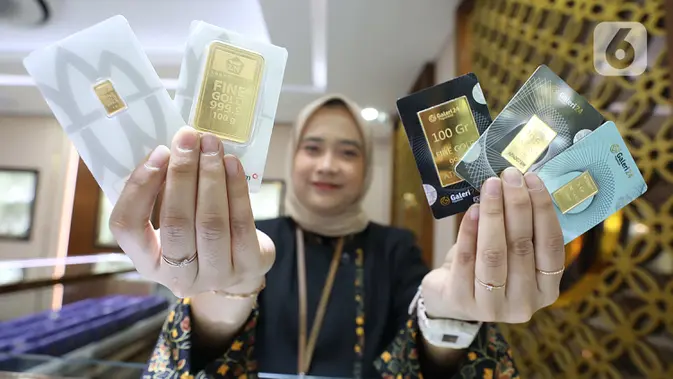 Harga Emas Pegadaian 23 September 2026: Galeri24 Turun, Antam dan UBS Naik