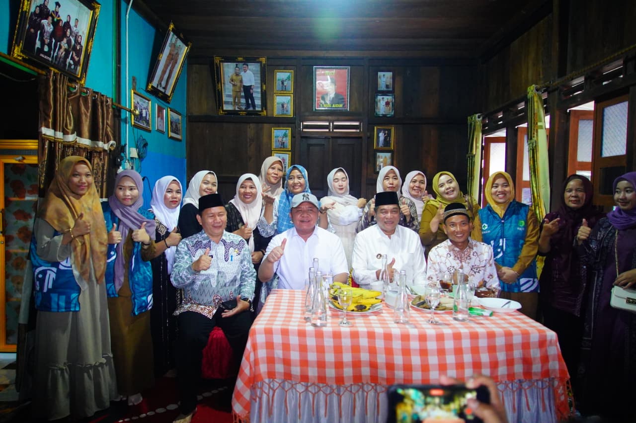 Gubernur Sumsel dan Bupati Muba Hadiri Maulid Nabi di Ulak Embacang, Hujan Sambut Kedatangan