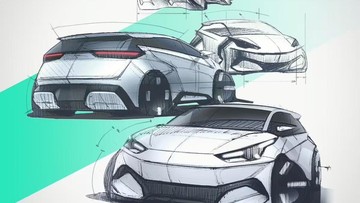 Sketsa BYD Atto 1 Generasi Kedua Bocor, Desain Makin Tajam