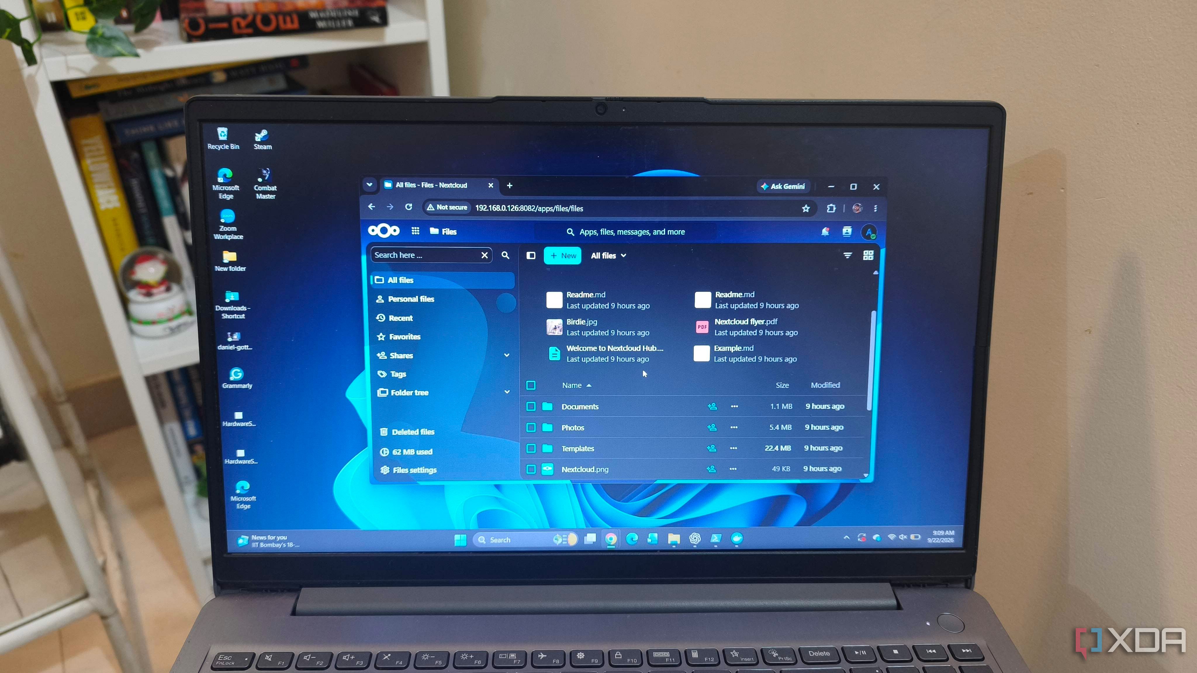 Laptop Lenovo Ryzen 5 Tua Disulap Jadi Server File Keluarga