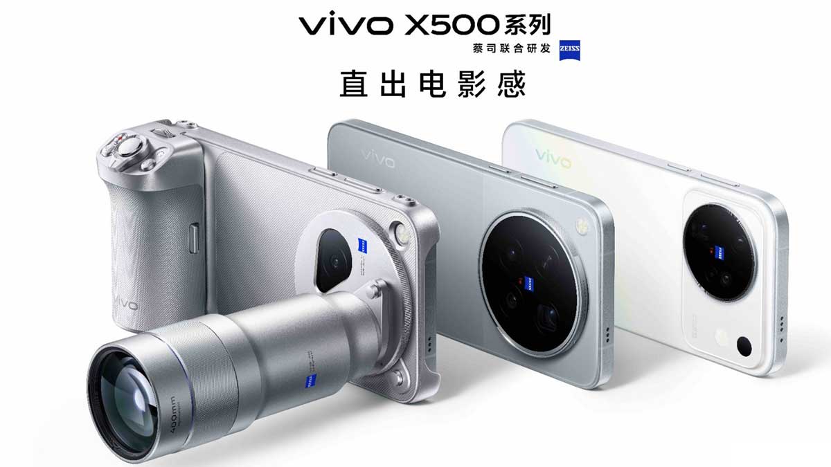vivo X500 Series Resmi Meluncur, Andalkan Kamera Telefoto 200 MP