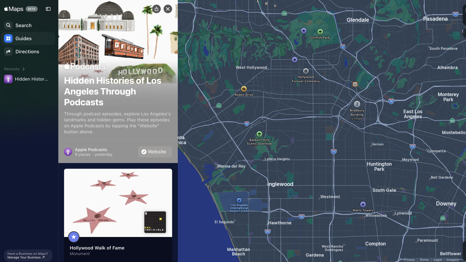 Apple Maps Kini Terhubung ke Podcast Hidden Histories di 5 Kota AS