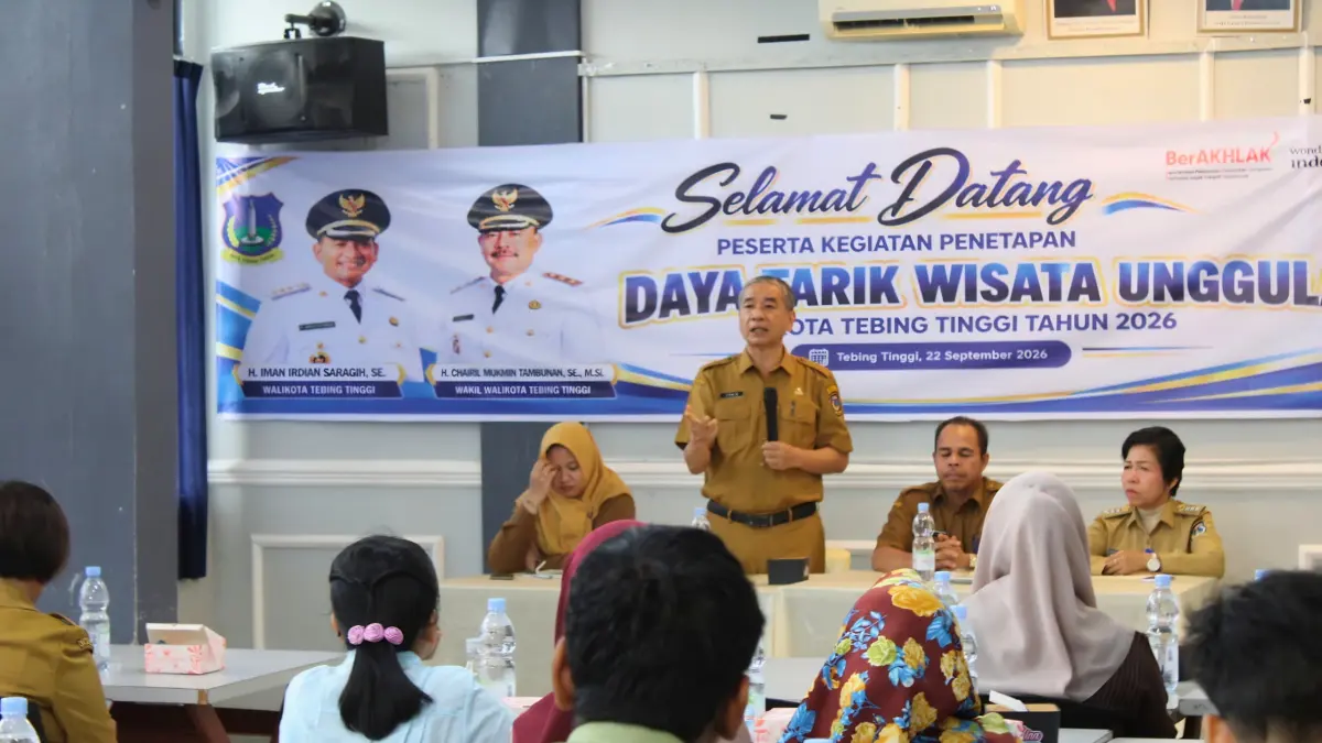 Pemko Tebingtinggi Ajak Pelaku Usaha Hotel dan Kafe Promosikan Wisata Lewat Media Sosial