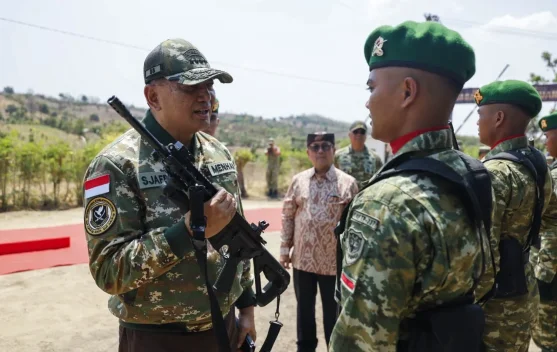 Menhan Sjafrie Tekankan Fungsi Tempur dan Teritorial Pembangunan saat Kunjungi Yonif TP 337/Sutajaya di Cirebon