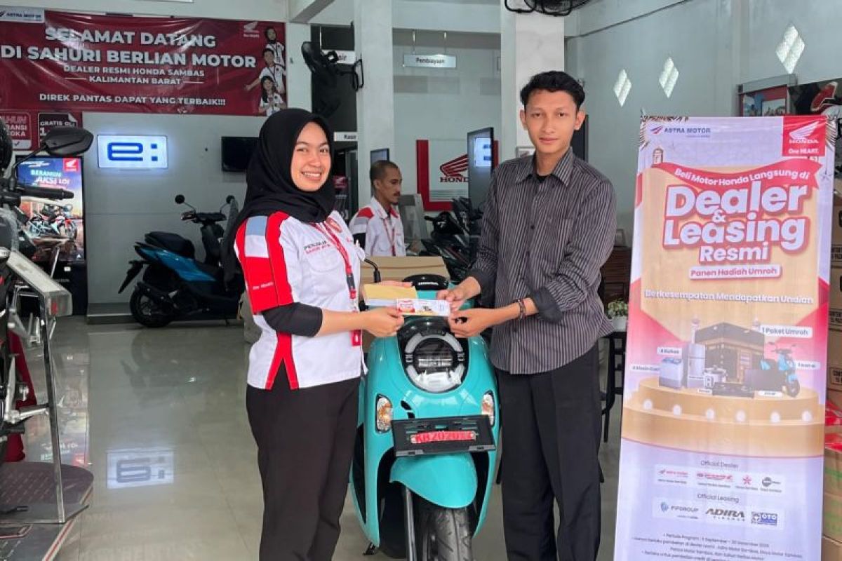 Astra Motor Kalbar Gelar Undian Motor Honda, Hadiah Utama Umrah