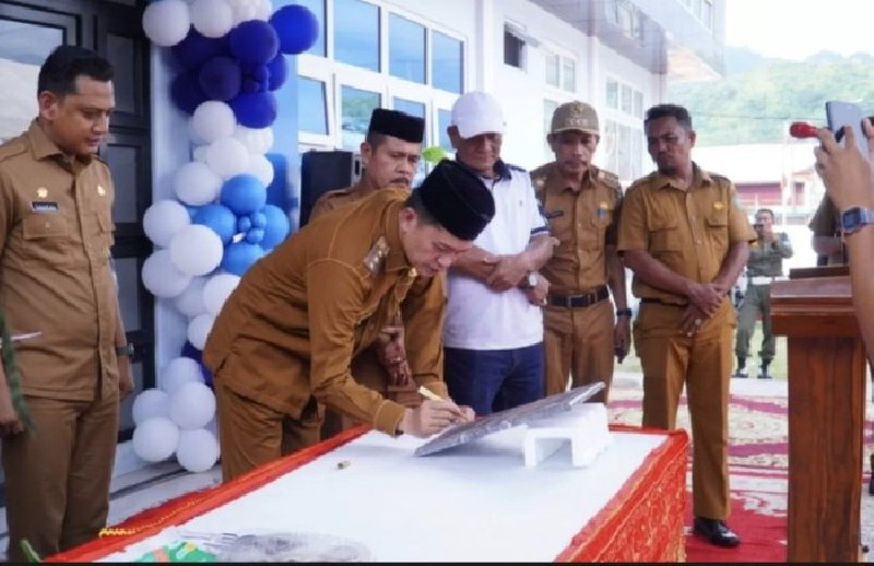 Bupati Aceh Selatan Resmikan Gedung IGD Puskesmas Sejahtera, Habiskan Dana Rp 2,26 Miliar