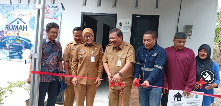 Pemkot Pangkalpinang Serahkan Rumah Layak Huni di Air Kepala Tujuh, 2.000 Unit Masih Antre