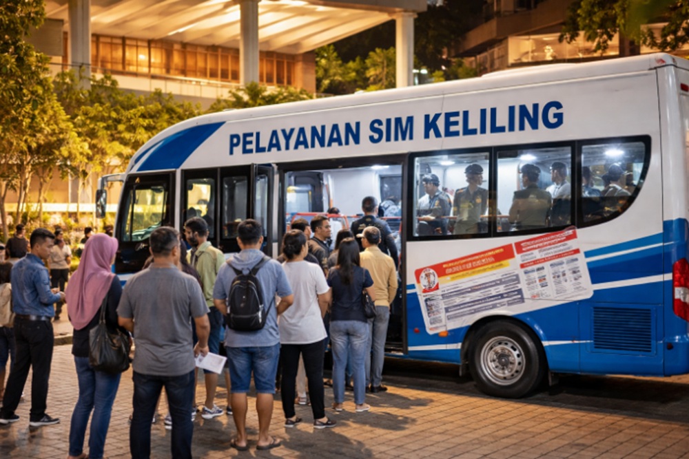 Layanan SIM Keliling Sleman Rabu 23 September 2026: Perpanjangan SIM A dan C di MPP, Jam 08.00-11.00 WIB