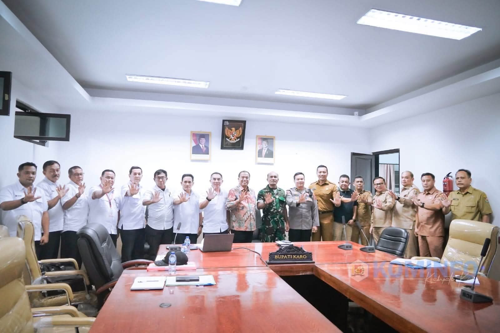 Pemkab Karo dan PT Agrinas Palma Nusantara Bahas Penataan Lahan Perkebunan di Wilayah Karo