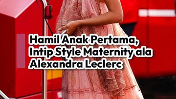 Gaya Maternity Alexandra Leclerc Saat Hamil Anak Pertama