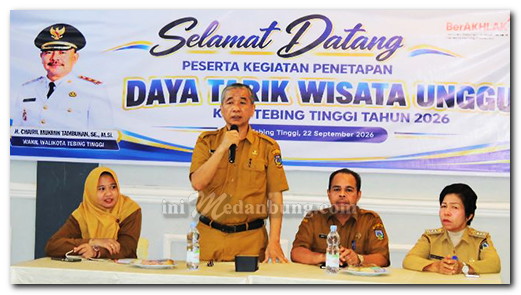 Sekda Tebing Tinggi Minta Pelaku Usaha Hotel dan Restoran Perkuat Promosi, Disporapar Bangun Satu Data Pariwisata