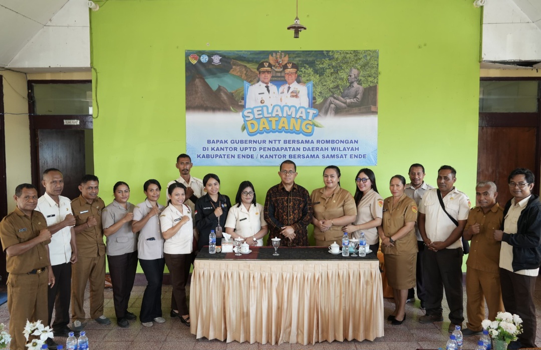 Gubernur NTT Melki Patok Target Pajak 75 Persen di Flores, Minta UPTD Samsat Briefing Pagi Evaluasi Sore