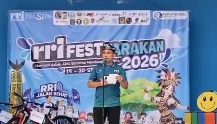 RRI Fest 2026 Tarakan Gerakkan Jalan Sehat, Pemeriksaan Kesehatan, dan UMKM di Ruang Publik