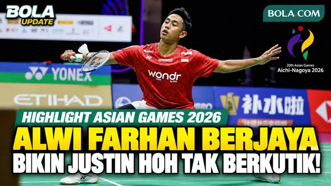 Alwi Farhan Kalahkan Justin Hoh 21-19, 21-19 di Perempat Final Asian Games 2026