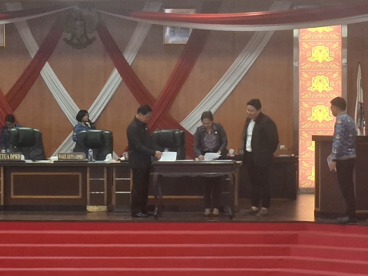 DPRD Bitung Sahkan Ranperda APBD-P 2026, Hengky Honandar Janji Prioritaskan Kepentingan Rakyat