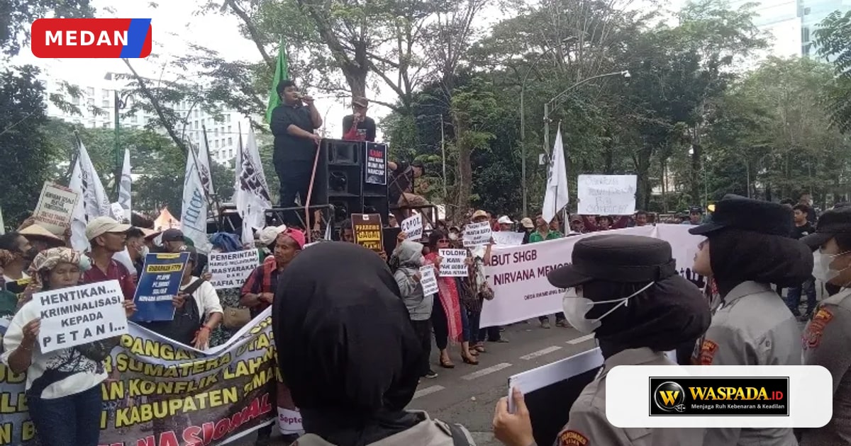 Petani Sumut Desak Tuntaskan Konflik Lahan 75 Hektare di Sibolangit dan Simalungun saat Hari Tani